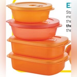Tupperware CrystalWave PLUS 4Pc Set